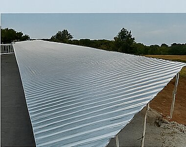 Standing seam metal roof panel installation